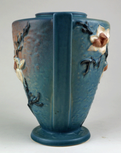 Roseville Magnolia Amphora Vase