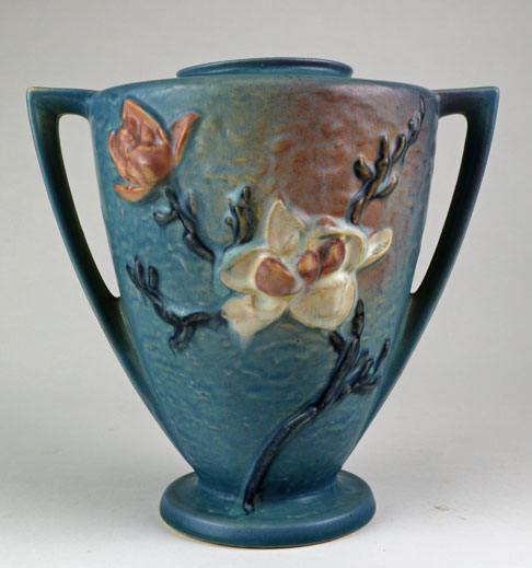 Roseville Magnolia Amphora Vase